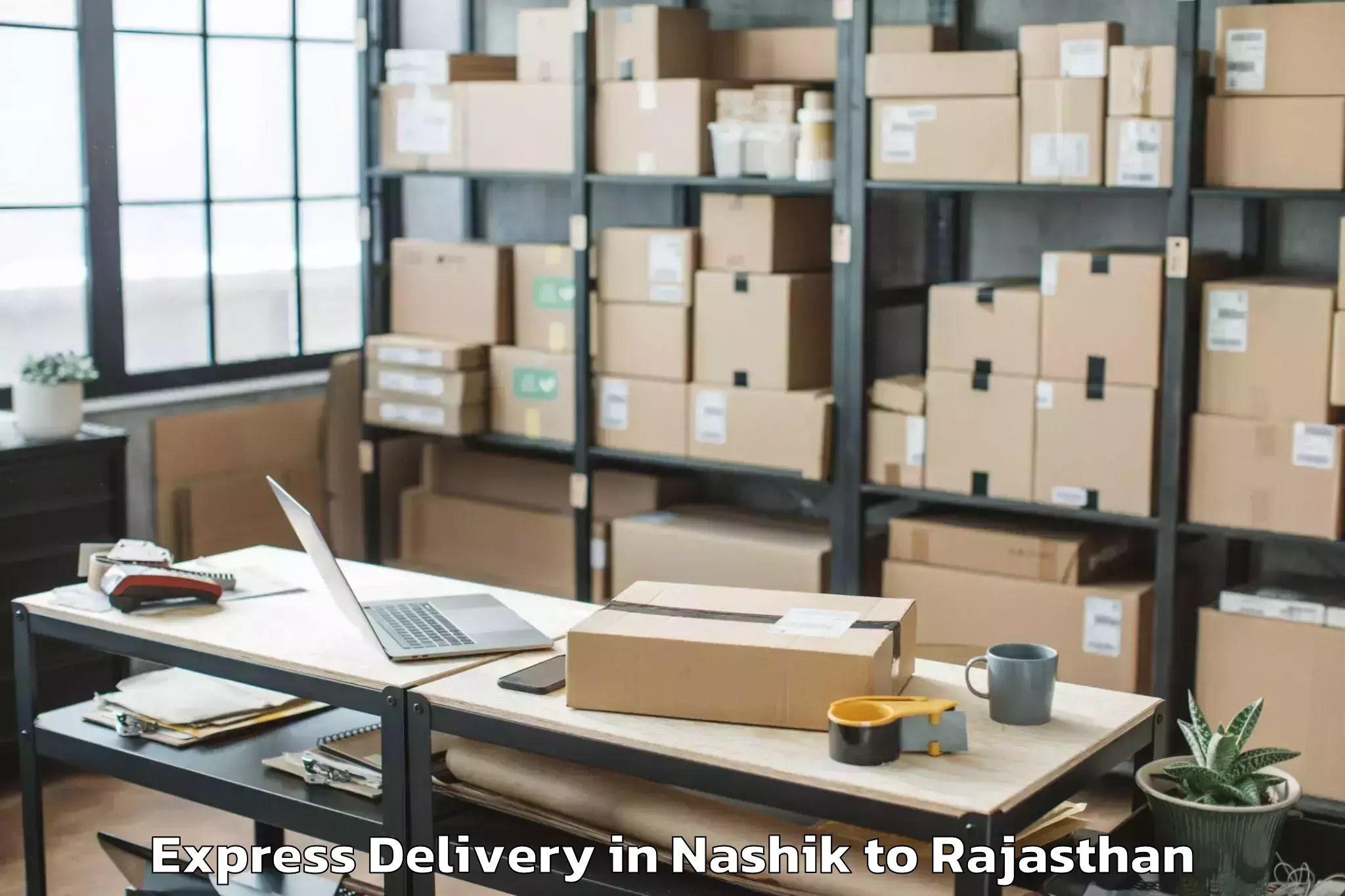 Book Nashik to National Law University Jodhpu Express Delivery